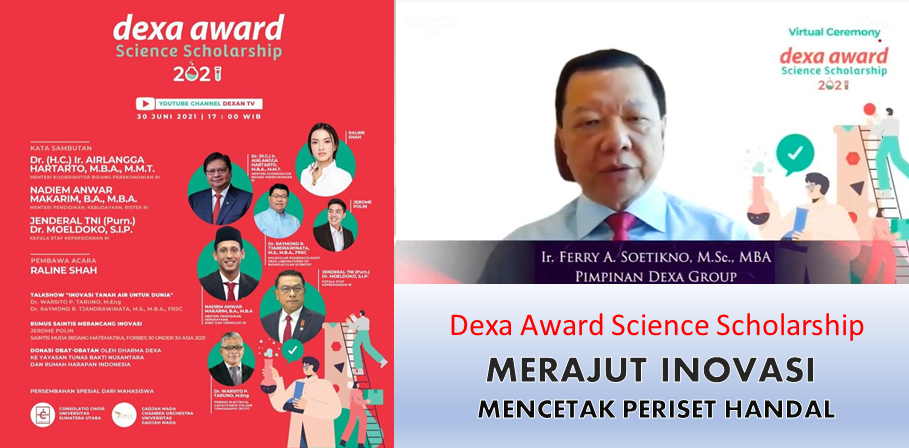 Merajut Inovasi untuk Bangsa, Program Dexa Award Science Scholarship Bergulir